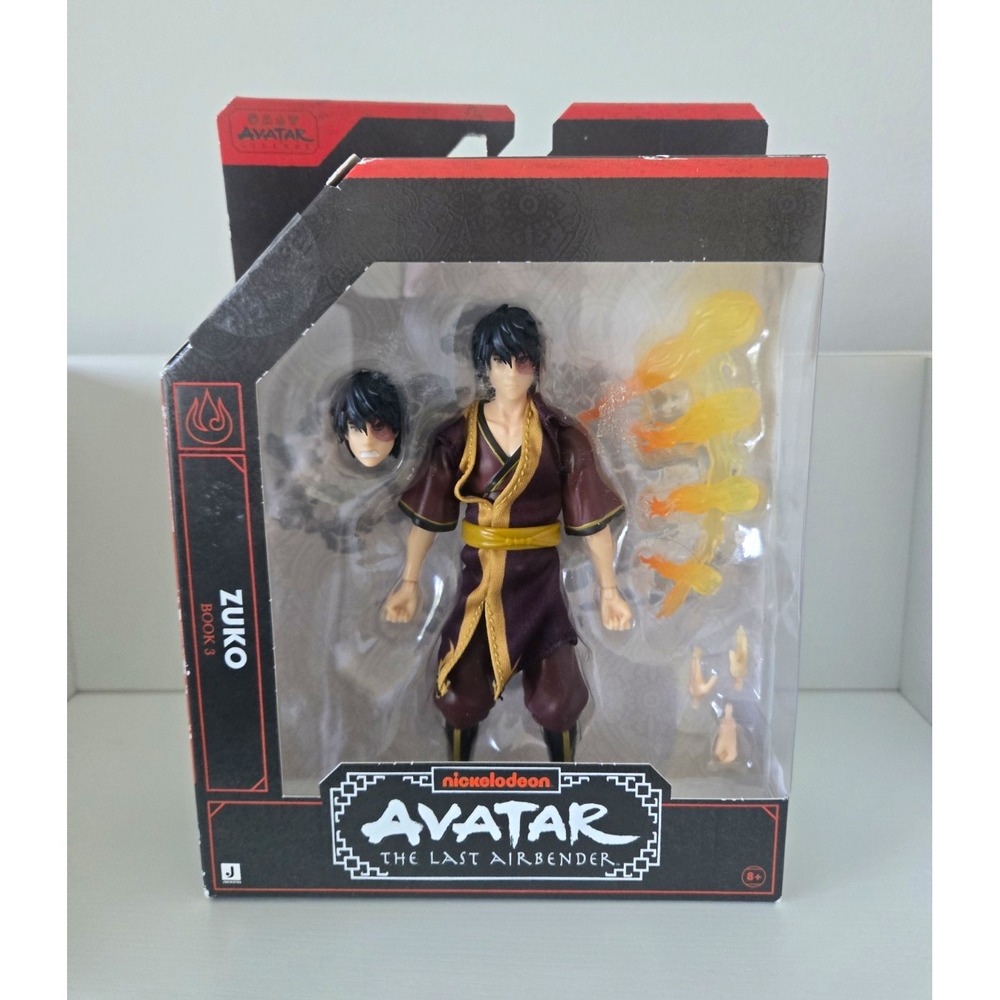 Nickelodeon Avatar The Last Airbender Zuko Figure Book 3 Avatar Legends Jazwares
